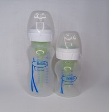 2 Dr Brown's Natural Flow Baby Bottles 5 Oz Bottle 9 Oz Bottle