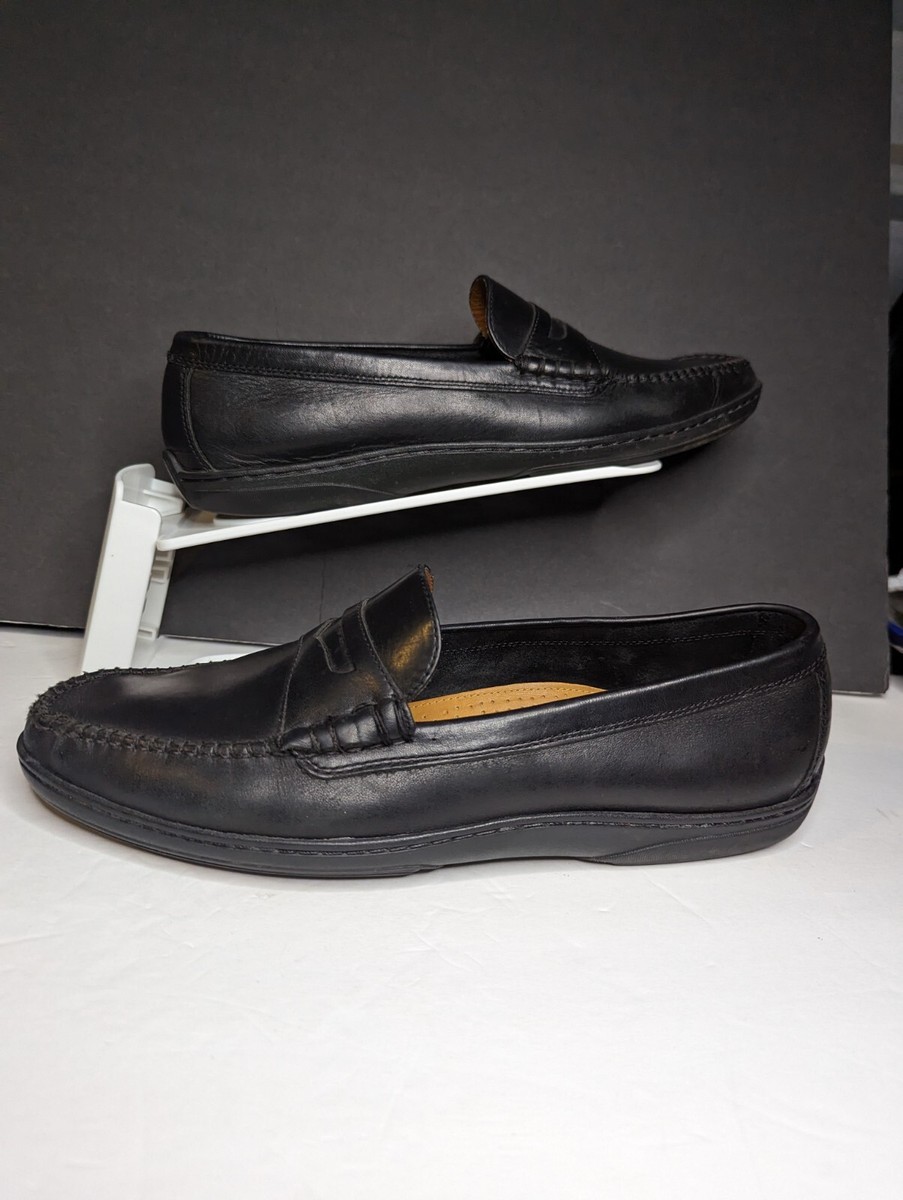 COLE HAAN Mens Size 10 M Riverside Penny Loafer Black  display picture 1