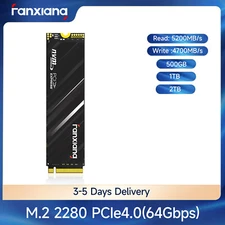 Fanxiang 2TB 1TB Gaming SSD PS5 PCIe 4.0 NVMe M.2 Internal Solid State Drive Lot