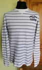 Mens Hilfiger Denim Striped Cotton Jumper/Top Size M (on label L) Good condition