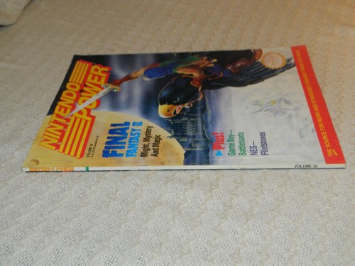 Nintendo Power November 1991 Vol 30 Final Fantasy II Cover w/ Poster - Imagen 3 de 5