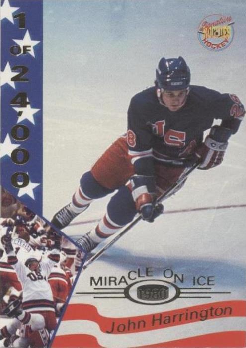 1995 Signature Rookies Miracle on Ice 1980 - John Harrington #14 - 1 of 1