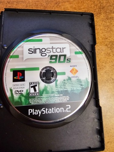 SingStar '90s (Sony PlayStation 2, 2008)(TESTED) - Picture 3 of 4
