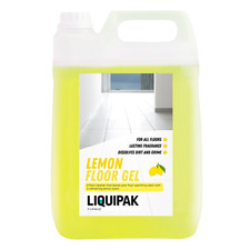 Liquipak Lemon Floor Gel - Cleaner, Deodoriser, Concentrated, For all surfaces