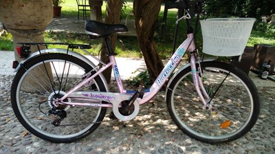 City bike bambina allum. come nuova 6 Vel. Bottecchia mod. 480 flowergirl  tg.24 | eBay