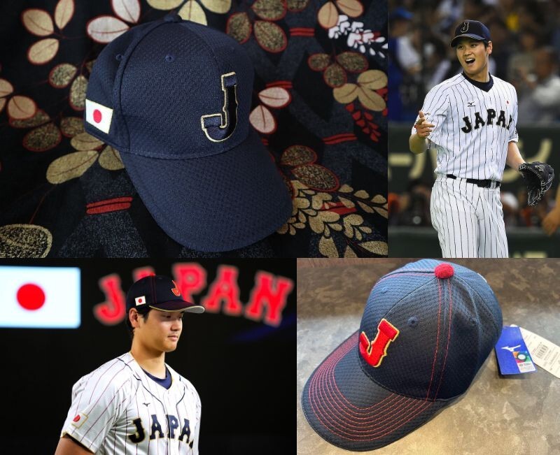 日本代表！W杯 フラッグ！ WBC 2023 2017 SAMURAI JAPAN OFFICIAL FlAG CAP x2 52-56cm