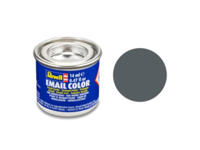 Revell 32177 14ml Tin Enamel Email Color Paint - Dust Grey Matte