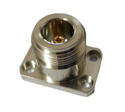 N Panel Receptacle 50 Ohm High Frequency 1''x0.70'' San-Tron 0406-307-HF NEW 10pcs