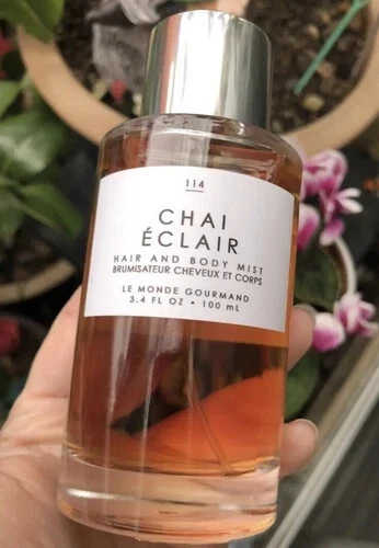 Le Monde Gourmand CHAI ECLAIR 114 спрей для волос и тела 3,4 жидких унц НОВЫЙ - Изображение 3 из 4