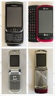 (4) Motorola Razr V3xx, V325i Flip, Lg C395, Blackberry Torch 9800 Untested Lot