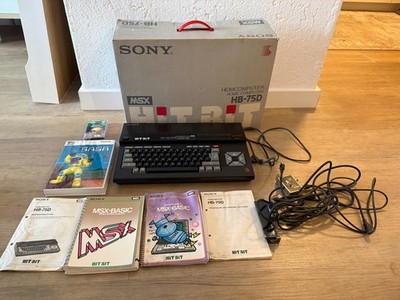 MSX Sony Hit Bit HB-75P Computer Vintage Japan