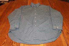 Brooks Brothers Shirt Mens Extra Large Plaid Madison Supima Cotton Made in USA