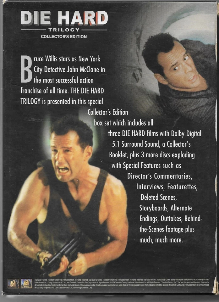 Die Hard Trilogy 6 DVD BOXSET POSTED 48 HOURS TRACKED - Image 2 of 2