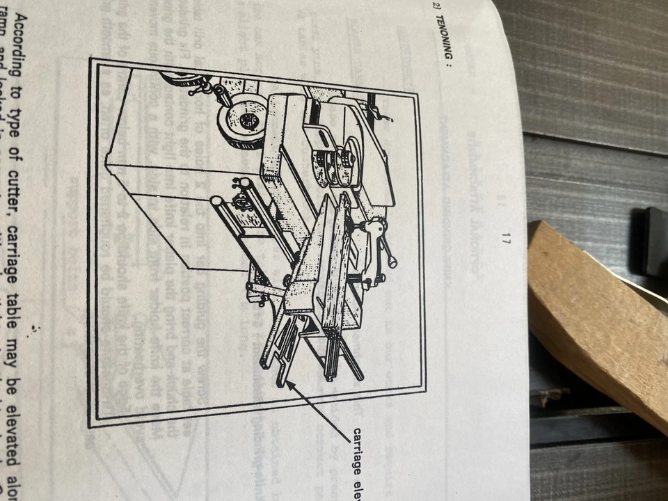 "Sierra universal para carpintería Lurem C 260 N/cepilladora/unidora/taladrado horizontal/10""" Foto 4 de 4