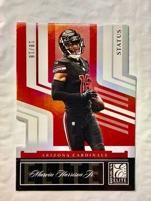 2025 Donruss Elite Football Marvin Harrison Jr. – Elite Status Red /18 Die Cut