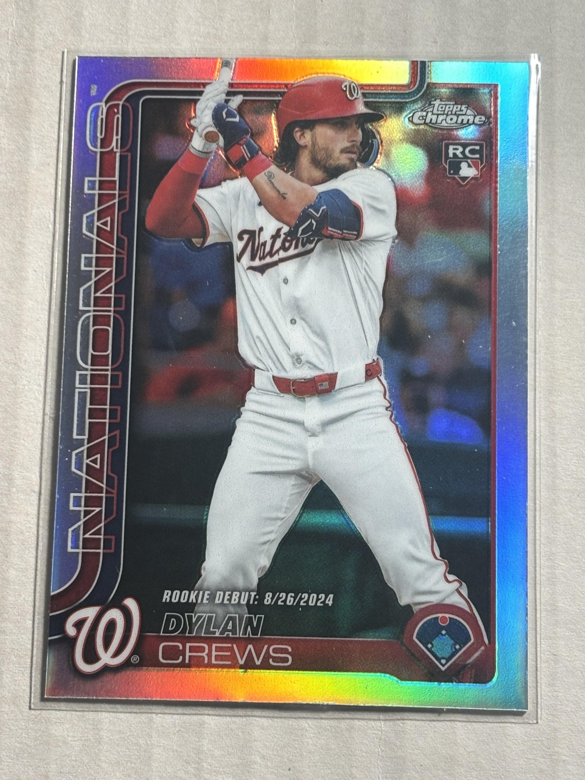 2025 Topps Chrome Update #USC190 Dylan Crews Refractors