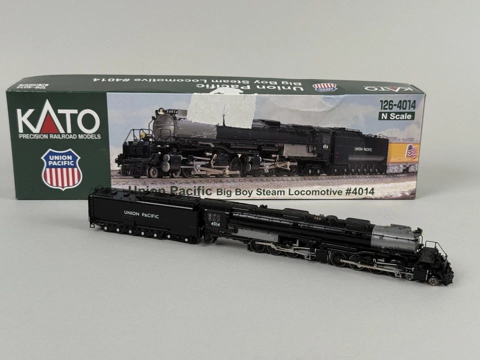 Kato N Scale #126-4014 Union Pacific Big Boy Steam Locomotive 4014 - RUNNING - Image 3 of 4