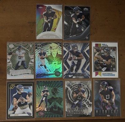 Will Levis 2023 Rookie 10 Card Lot Topps Chrome Composite Illusions Zenith More
