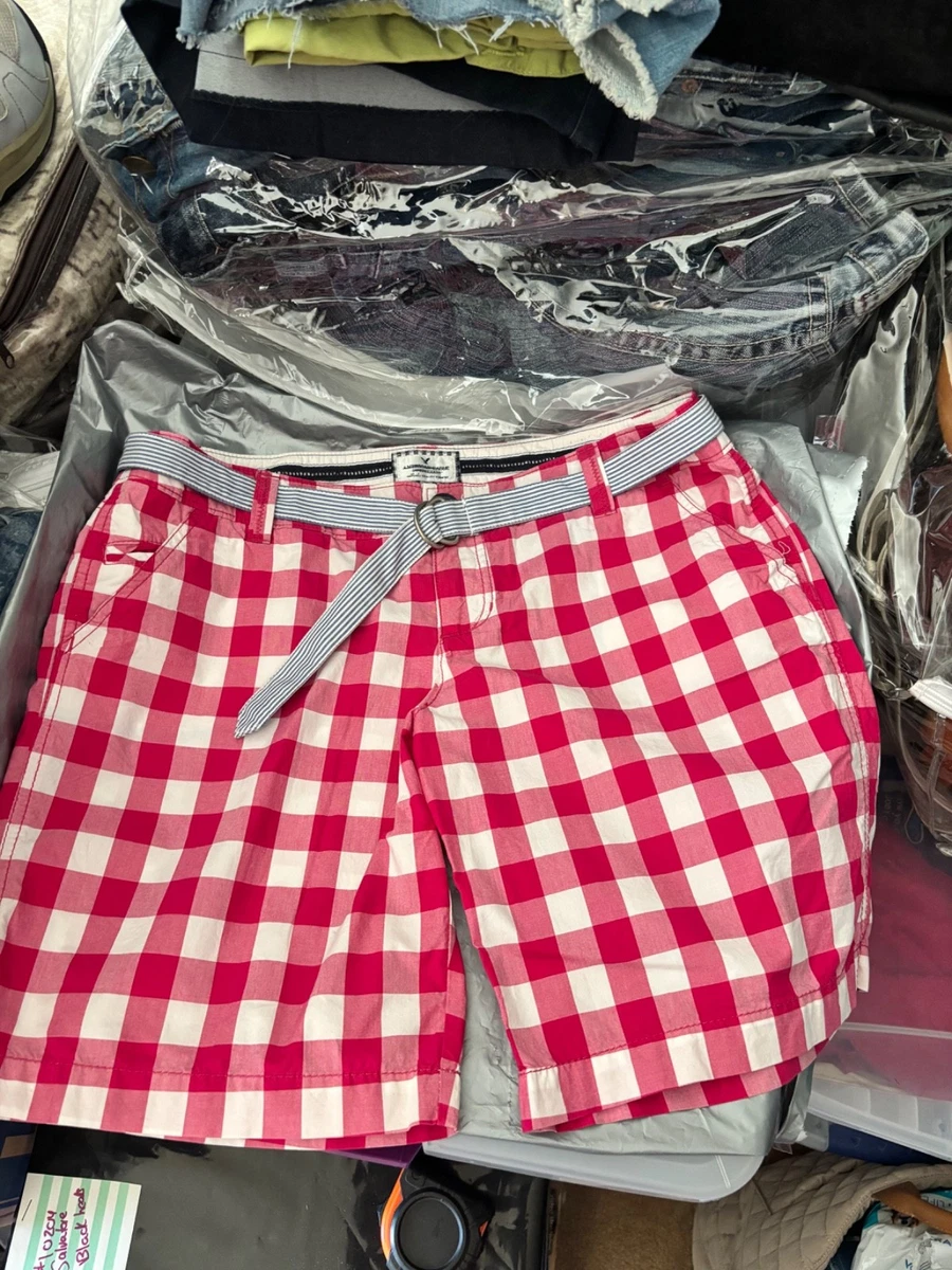 Pink Check Shorts for Women for sale | eBay