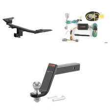 CURT Trailer Hitch Tow Package Class 3 Receiver, Wiring, 45064 Ball Mount 13379