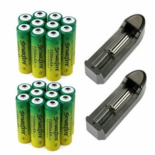 Skywolfeye 14500 Battery 1200mAh 3.7V Rechargeable Cell Batteries AA Size Lot