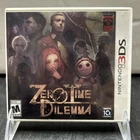 Aksys Games Zero Time Dilemma Nintendo 3DS Action Adventure M Manual Included