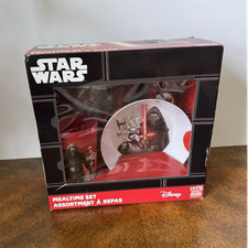 Zak BPA-Free Star Wars Kids Mealtime Set Plate Bowl Cup Kylo Ren