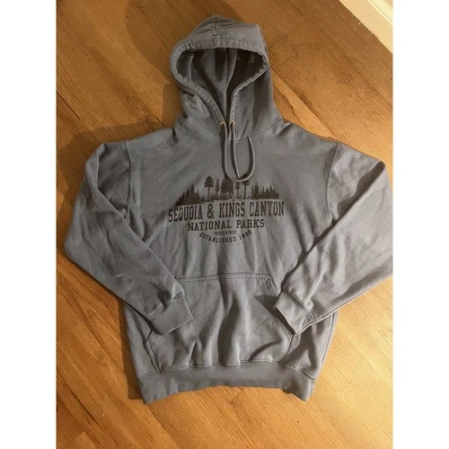 Prairie Mountain Sequoia & Kings Canyon National Parks Gray Hoodie M - product listing photo