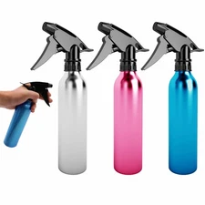 3 Pc 280ML Aluminum Hairdressing Spray Water Bottle Empty Sprayer Mist Hair