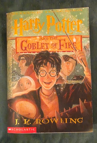 Harry Potter & The Goblet Of Fire First Print Softcover 2002 Paperback Book #4