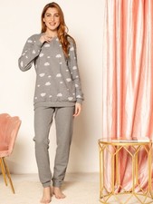 Kissimo women's long sleeve pajamas Punto Milano 25D25017