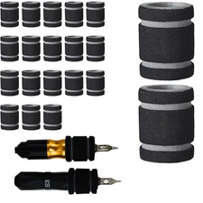 20PCS 25-35MM Tattoo Memory Foam Grip Cover Pen Machine Grip Cover Disposable