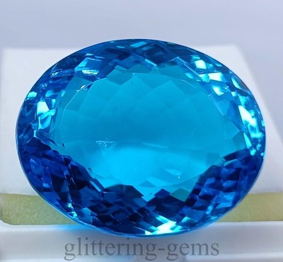 276.05Ct Oval Cut Natural Paraiba Tourmaline Neon Color Certified Loose Gem 5DDP