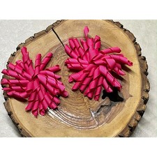 2 KORKER HAIR BOWS 3 1/2" HAIR CLIP PIG TAILS PINK BABY TODDLER GIRL