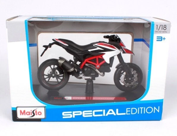 Modelo de moto Maisto Ducati Hypermotard SP 1:18 nuevo en caja Foto 4 de 4