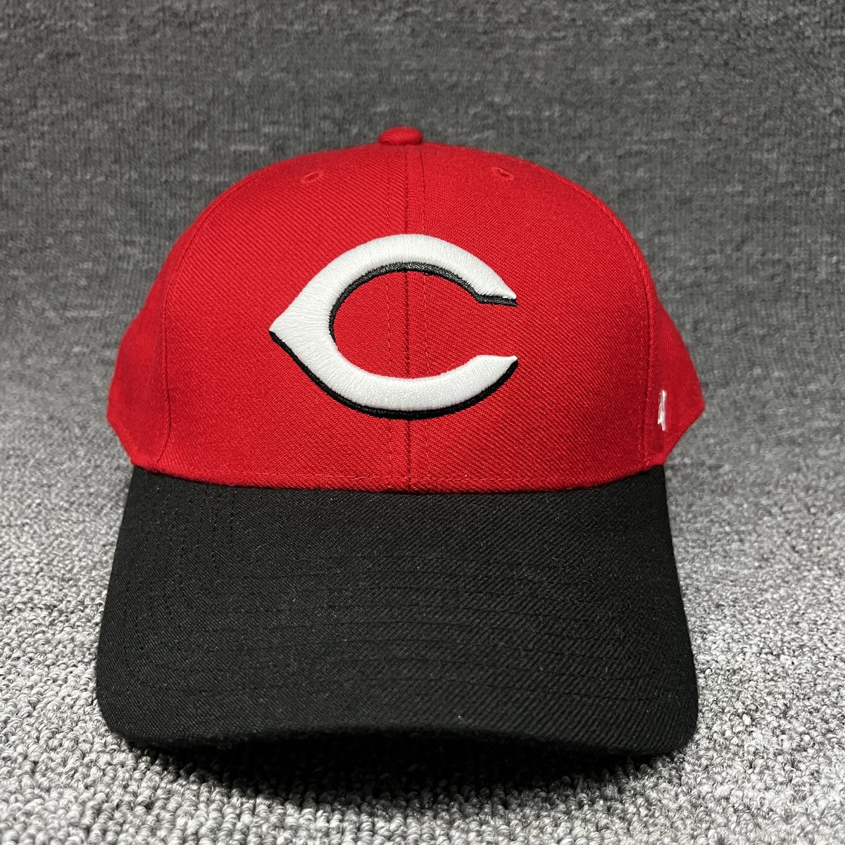 New '47 Brand Cincinnati Reds Clean Up Adjustable Hat Red/Black Baseball Cap