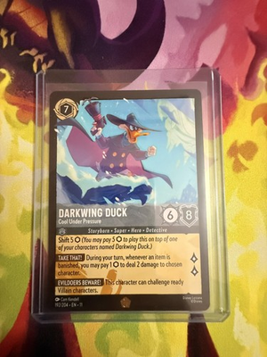 #ad #ad Disney Lorcana Darkwing Duck Cool Under Pressure Character Card 192 204 $6.00