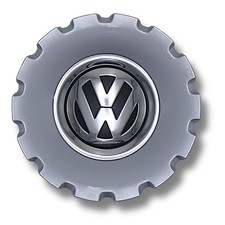 Original VW Passat Radzierkappe Brilliantsilber/Anthrazit, 17Zoll 3C0601149A TJY