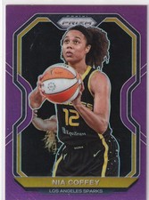 2021 WNBA PRIZM #59 NIA COFFEY PURPLE 64/99- LOS ANGELES SPARKS