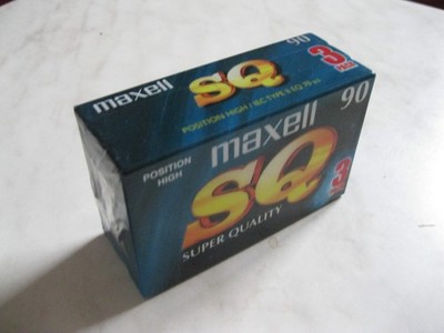 MAXELL SQ 90 Super Quality - Leerkassetten  3er Pack NEU OVP NEW Vintage