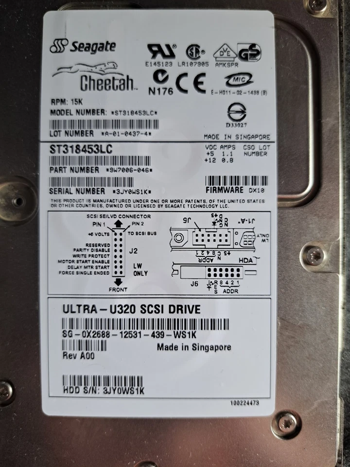 Seagate Cheetah Ultra320 SCSI hard drive - Image 3 of 4