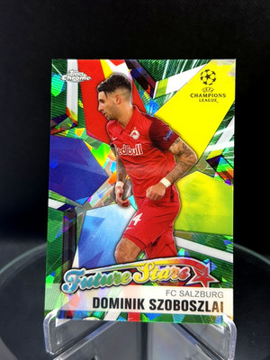2020-21 Topps Chrome UEFA Champions League Dominik Szoboszlai Future Stars /75