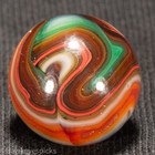 Sammy's Mountain OXBLOOD  Swirl Marble 5/8" Mint Hawkeyespicks sg — photo 1