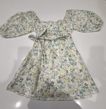 MINKPINK Floral Eyelet Off-Shoulder Mini Dress – Size Small