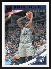 2019 Donruss WNBA #85 Seimone Augustus Purple Press Proof #/99