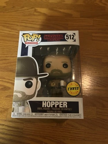 Funko Pop! Vinyl: Stranger Things - Jim Hopper (w/ Donut) (CHASE) #512