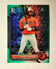 Darell Hernaiz 2022 1st Bowman Chrome AQUA Shimmer REFRACTOR 087/125 Raw RC L6