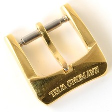 Raymond Weil Ladies Watch Strap 10mm Wide Gold Plated Buckle