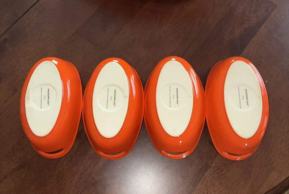 Rachel Ray Ceramic Stoneware 6pc Dinnerware Set - Orange - Image 3 of 4