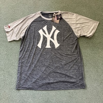 NWT Men s Stitches NY Yankees Gray Genuine Merchandise Lightweight T-Shirt Sz XL